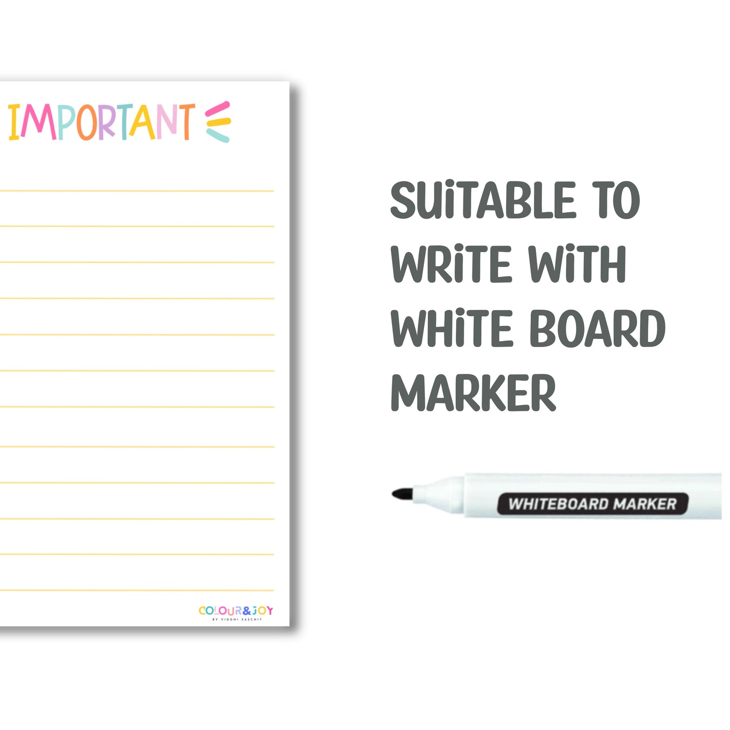 Important List - A4 (8.3"x11.7")