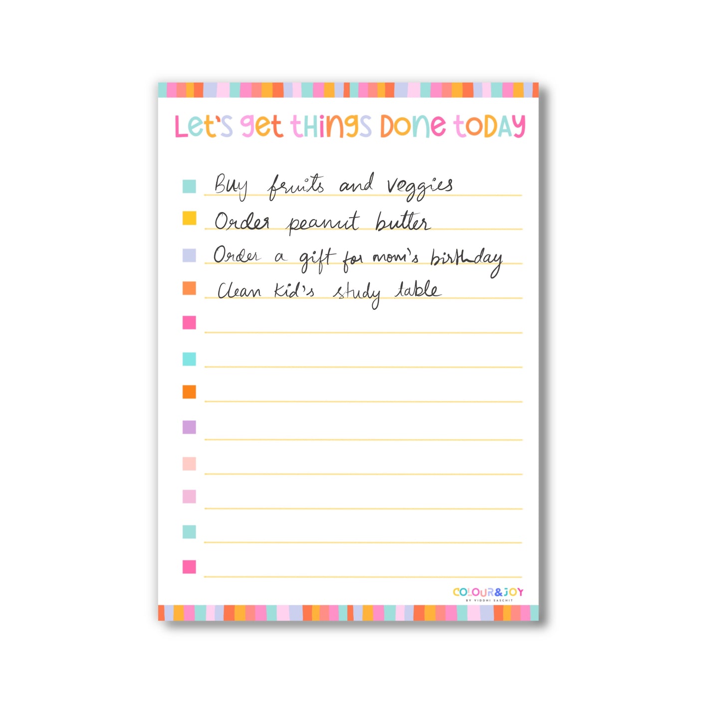 To Do List Planner - A4 (8.3"x11.7")