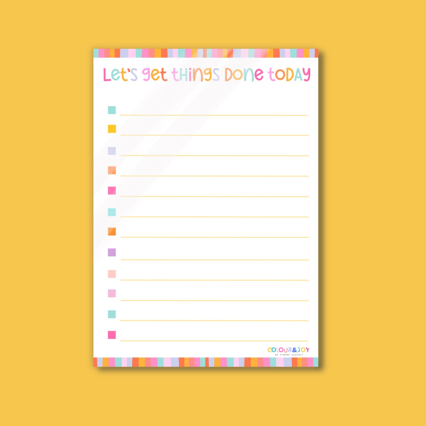 To Do List Planner - A4 (8.3"x11.7")