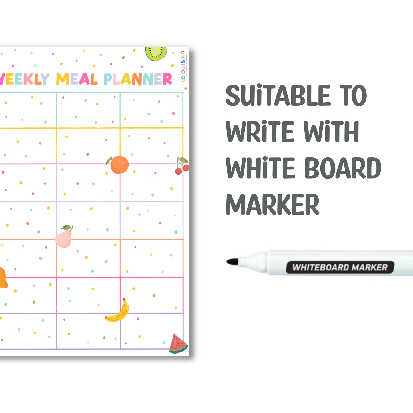 Weekly Meal Planner (2) - A4 (8.3"x11.7")