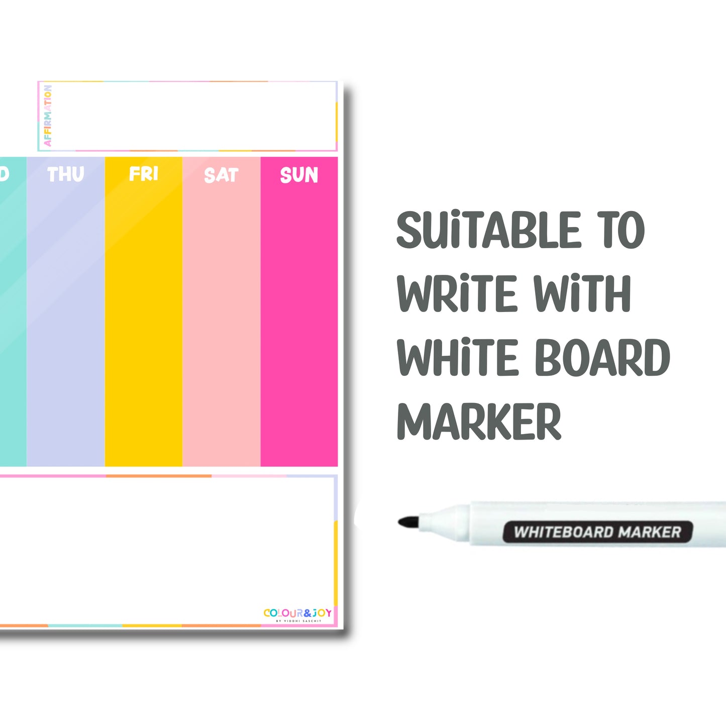 Weekly Planner - 16"x16"